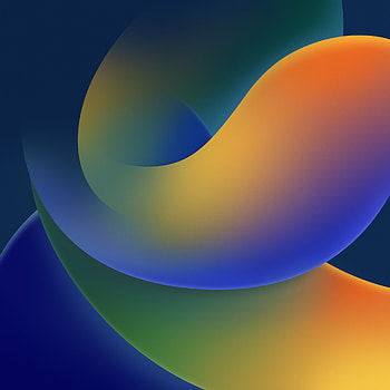 Waveforms, abstract, stock apple HD phone wallpaper
