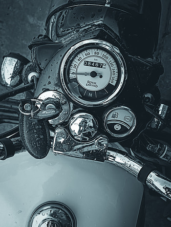 Bullet 350 classic, automotive lighting, motorcycle HD phone wallpaper