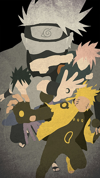 Naruto Minimalist Mobile HD phone wallpaper