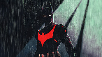 Batman Beyond From Darkness, batman-beyond, batman, superheroes, artist, artwork, digital-art, artstation HD wallpaper