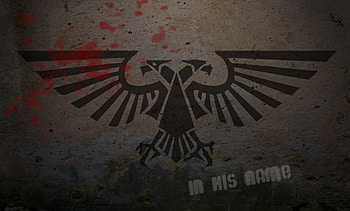 Warhammer 40K Logo Graffiti HD wallpaper