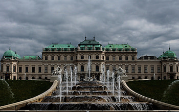 Cities, Fountain, Building, Structure, Gazebo, Belvedere HD wallpaper