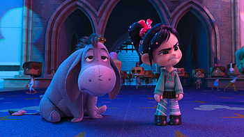 Eeyore and Vanellope, Wreck-It Ralph HD wallpaper