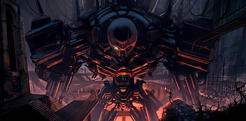Fantasy, Chains, Break, Precipice, Human, Person, Robot, Cyborg, Torch HD wallpaper
