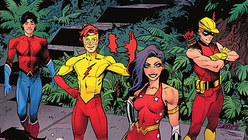 Batman/Superman: World’s Finest, Wally West, Aqualad (DC Comics), Kid Flash, Wonder Girl, Speedy (DC Comics), Comic, Teen Titans HD wallpaper