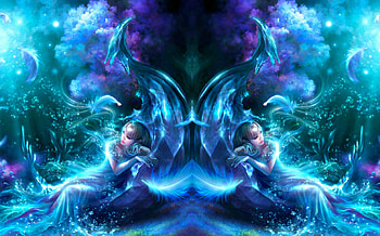 Fantasy, digital, abstract, art HD wallpaper