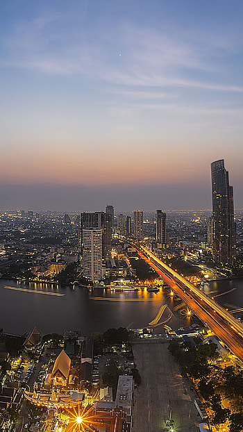 Bangkok , background, Bangkok landmarks, Urban beauty HD phone wallpaper