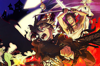 Black Clover anime character, , Vibrant colors, Epic battles HD wallpaper