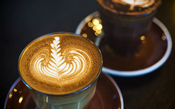 Coffee, brown cup, cup, drinks, brown cups, cups, brown, close-up, drink HD wallpaper