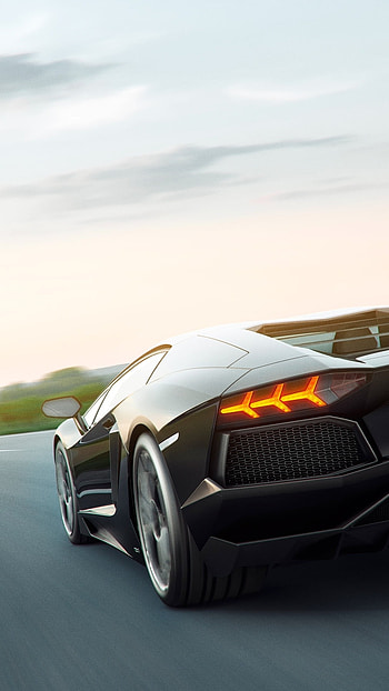 Lamborghini Car, Super Car, Black HD phone wallpaper