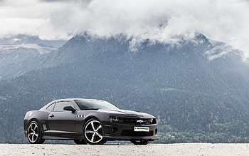 Mountains, Chevrolet, Cars, Side View, Camaro Ss HD wallpaper