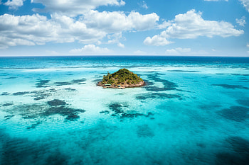 Island, tropical beaches, seascape, nature HD wallpaper