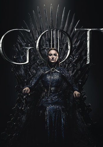 Sansa Stark, Sophie Turner, Game of Thrones, 2019, season 8, Finale HD phone wallpaper