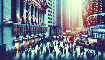 Hustling Energy of Stock Market Hub -, Stock Market, Wall Street, urban scene HD wallpaper
