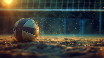 Volleyball Sunset Court - Sports, Sports, ball, volleyball HD wallpaper