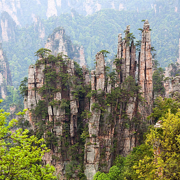 Zhangjiajie Travels, Zhangjiajie national forest park, Hunan China HD phone wallpaper