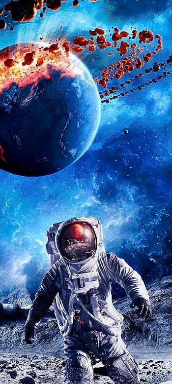 Life, atmosphere, astronaut HD phone wallpaper