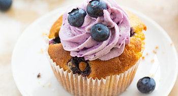 Blueberry, Cupcakes HD wallpaper