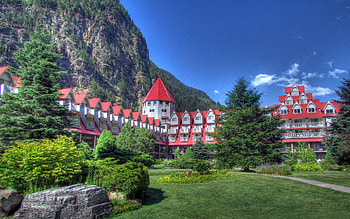 Cities, Nature, Canada, Hotel, Canmore HD wallpaper