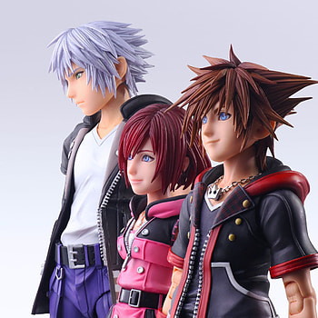 Sora, Play Arts Kai figures, Kingdom Hearts III, Action-packed adventures HD phone wallpaper