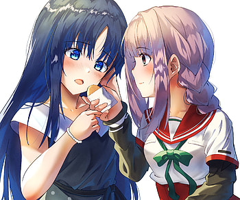 Nanami Yachiyo & Iroha Tamaki, Iroha Tamaki, Nanami Yachiyo, Anime, Magia Record Mahou Shoujo Madoka ☆ Magica Gaiden HD wallpaper