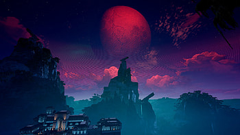 Moon Night Borderlands 3 HD wallpaper
