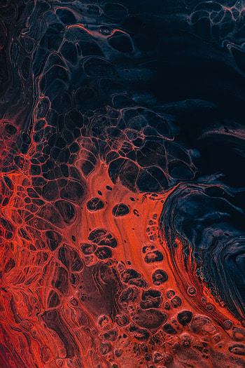 Abstract, Bubbles, Dark, Divorces, Paint, Liquid HD phone wallpaper