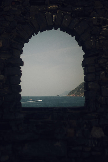 Nature, Sea, Horizon, View, Arch HD phone wallpaper