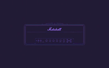 Marshall, marshall, music, minimalism, minimalist, artist, artwork, digital-art HD wallpaper