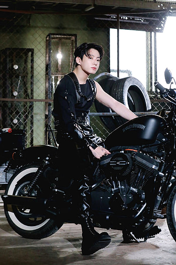 Jungkook, BTS, piercings, handsome, Attitude, K pop, army, music, Jeon Jungkook, Men, Idol, Bike, International HD phone wallpaper