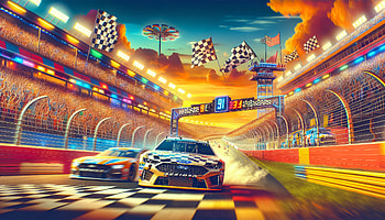 Racing Cars on Track, NASCAR, race car, motorsport HD wallpaper