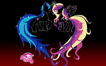 Pony Love, my little pony, mlp, shining armor, cadence, love, princess, cadance, canterlot wedding, heart HD wallpaper
