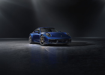 Sports car, blue, Porsche 911 HD wallpaper