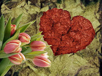 Happy Valentine day!, gift, tulips, nice, valentine, background, day, delicate, holiday, passion, happy, beautiful, tender, pink, pretty, love, flowers, heart, lovely HD wallpaper
