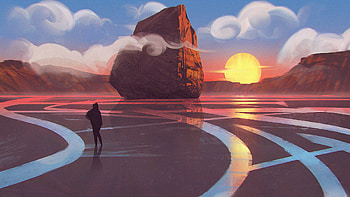 Day Landscape Digital Art, artist, artwork, digital-art, deviantart HD wallpaper