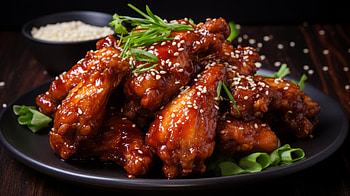 Succulent Chicken Wings, Chicken Wings, food, chicken HD wallpaper