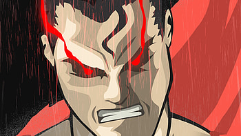 Superman Red Eyes, superman, superheroes, artist, artwork, digital-art HD wallpaper