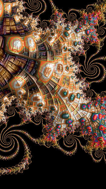 Fractal Art Trippy Psychedelic Background for Smart, Abstract, fractal HD phone wallpaper
