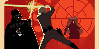 Luke And Darth Vader Fan Artwork, luke-skywalker, darth-vader, artwork, star-wars HD wallpaper
