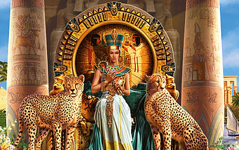 Cleopatra , Stunning backgrounds, Egyptian elegance, Regal charm HD wallpaper