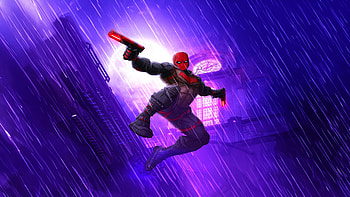 Red Hood In Gotham Knights, red-hood, gotham-knights, games, 2024-games, superheroes, artist, artwork, digital-art, artstation HD wallpaper