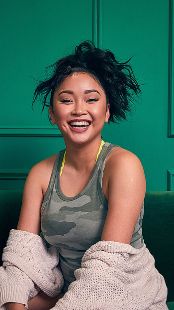 Lana Condor, vietnamese, american actress, camflouge, gorgeous hot HD phone wallpaper