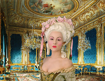 The Blue Room, sweet, style, curls, blonde, vamp1967, woman, lue, retro, pink, Baron Stieglitz, victorian, vintage, blue room HD wallpaper