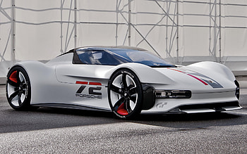 2022 Porsche Vision Gran Turismo front view, exterior, supercar, race car, german sports cars, Porsche HD wallpaper