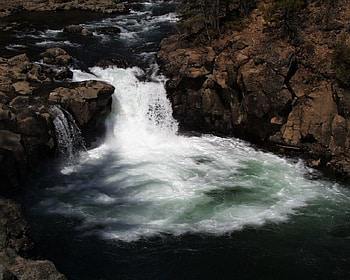 Waterfall, waterfalls, colorado, mountain HD wallpaper