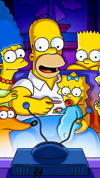 Homer Simpson, Animation, Simpson TV, Simpson drawings HD phone wallpaper