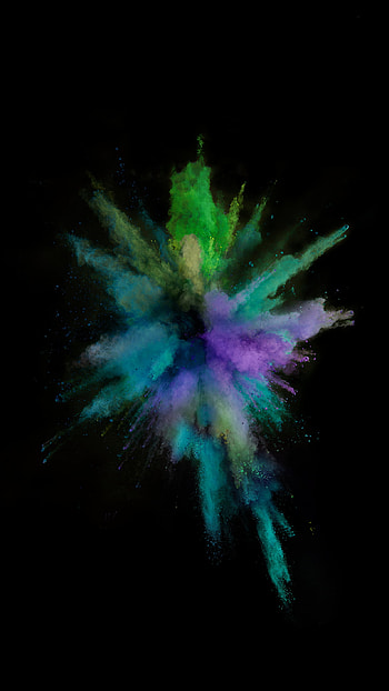 Powder, Color explosion, , Burst of vibrancy HD phone wallpaper