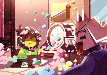 Kris of Deltarune: Video Game, Kris (deltarune), video game, deltarune HD wallpaper