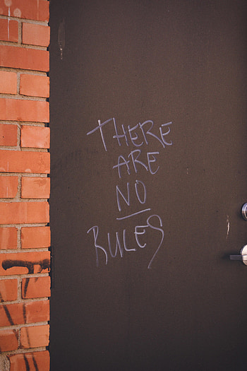 Words, Inscription, Street, No Rules HD phone wallpaper