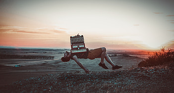Music, Flight, Musical Instrument, Musician, Levitation, Accordion HD wallpaper